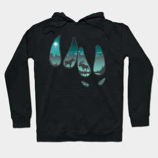 Moose in the Moonlight Hoodie